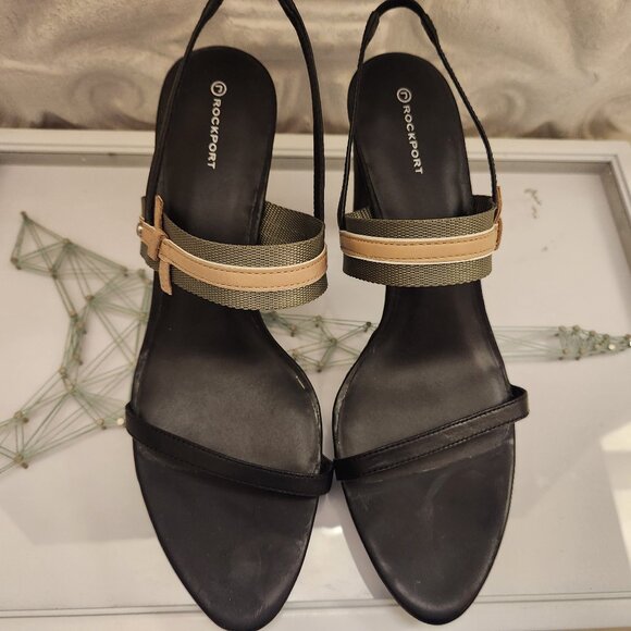 Rockport Audry 2 Band Heeled Sandals. NIB. Size 11 - Picture 5 of 11